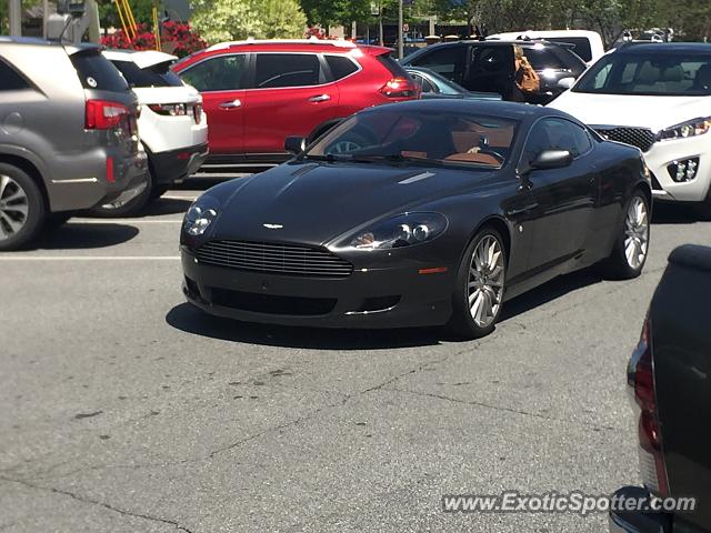 Aston Martin DB9 spotted in Woodstock, Georgia