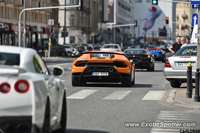 Lamborghini Huracan spotted in Warsaw, Poland