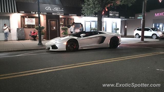 Lamborghini Aventador spotted in Woodmere, New York