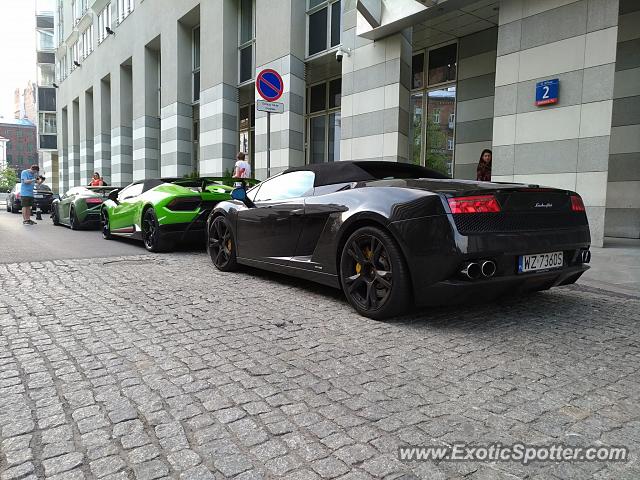 Lamborghini Huracan spotted in Warsaw, Poland