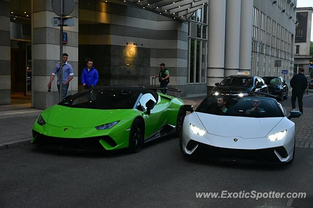 Lamborghini Huracan spotted in Warsaw, Poland