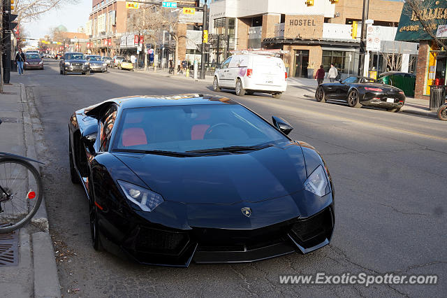 Lamborghini Aventador spotted in Calgary, Canada