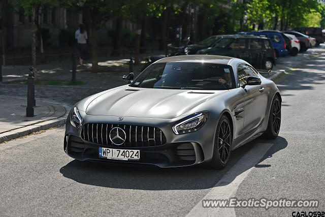 Mercedes AMG GT spotted in Warsaw, Poland