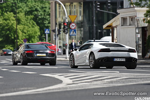 Lamborghini Huracan spotted in Warsaw, Poland