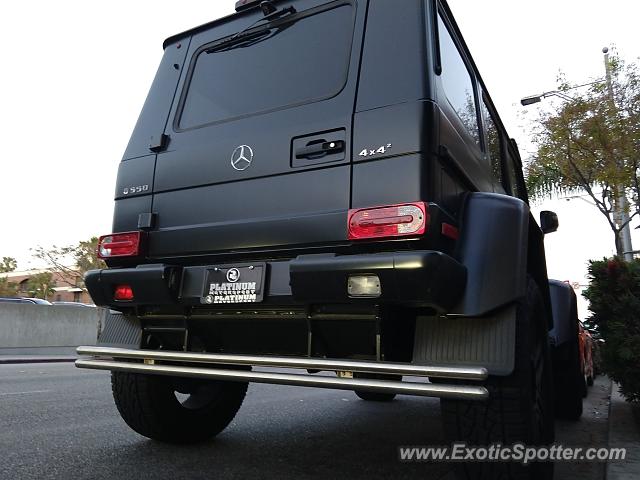 Mercedes 4x4 Squared spotted in Beverly Hills, California