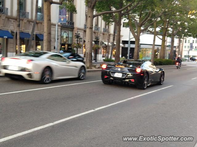 Ferrari 458 Italia spotted in Beverly Hills, California