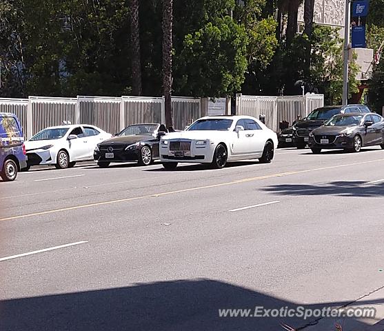 Rolls-Royce Ghost spotted in Hollywood, California