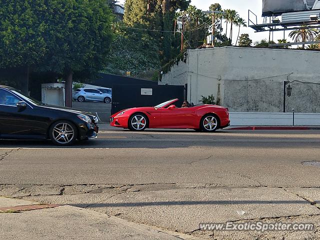 Ferrari California spotted in Hollywood, California