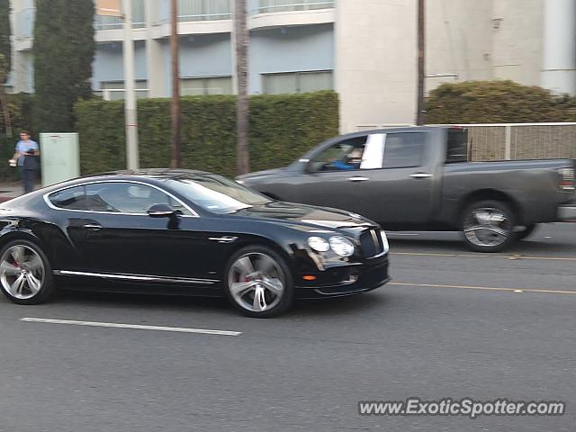 Bentley Continental spotted in Hollywood, California