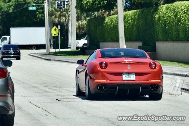 Ferrari California spotted in Boca Raton, Florida