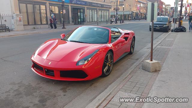 Ferrari 488 GTB spotted in Peterborough ON, Canada