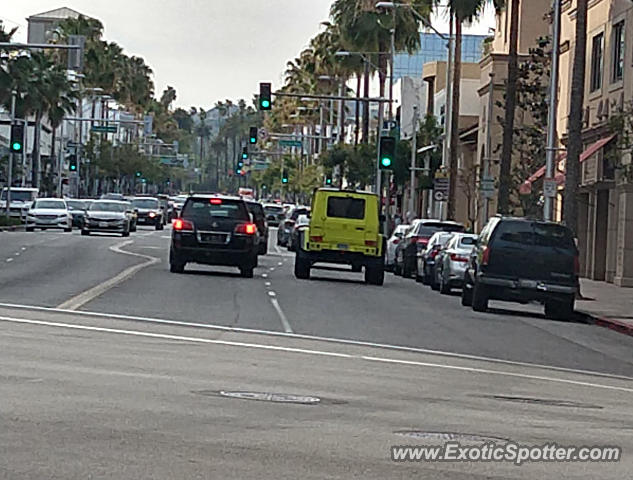 Mercedes 4x4 Squared spotted in Beverly Hills, California