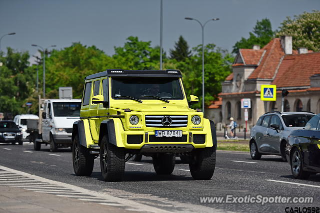 Mercedes 4x4 Squared spotted in Warsaw, Poland