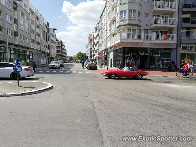 Jaguar E-Type spotted in Knokke-Heist, Belgium