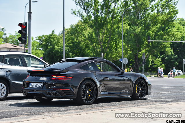 Porsche 911 Turbo spotted in Warsaw, Poland