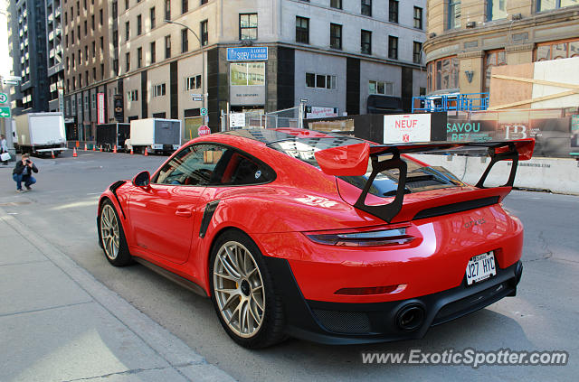 Porsche 911 GT2 spotted in Montreal, Canada