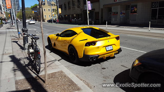 Ferrari 812 Superfast spotted in Toronto, Canada