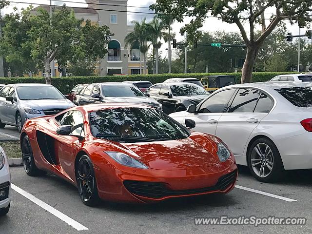 Mclaren MP4-12C spotted in Ft Lauderdale, Florida