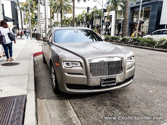 Rolls-Royce Ghost spotted in Beverly Hills, California