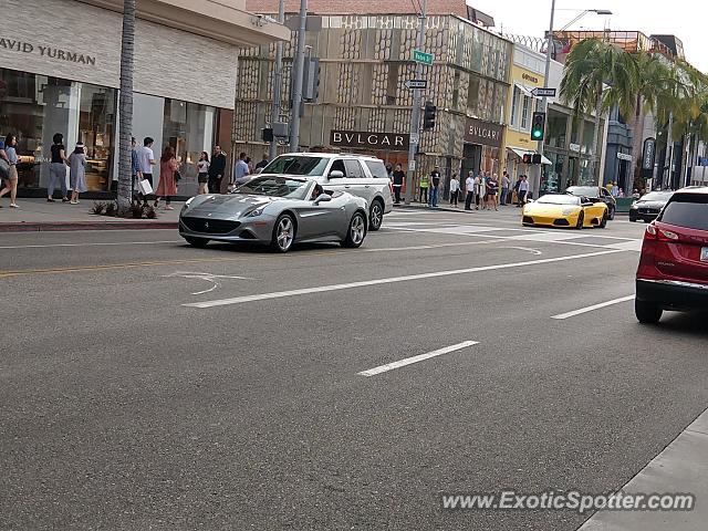 Ferrari California spotted in Beverly Hills, California