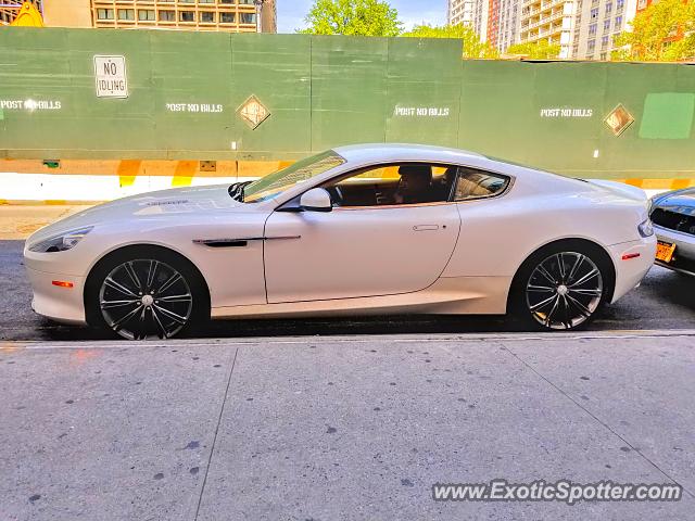 Aston Martin DB9 spotted in Manhattan, New York