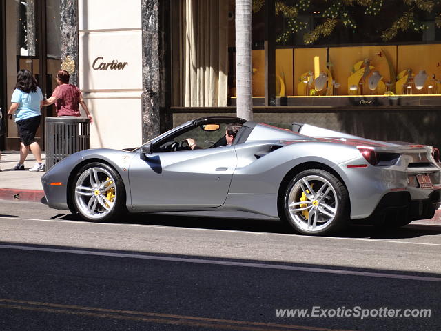 Ferrari 488 GTB spotted in Beverly Hills, California