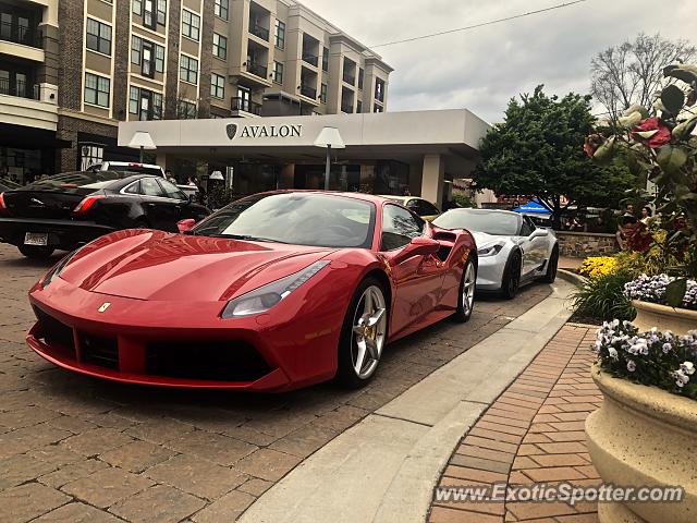 Ferrari 488 GTB spotted in Alpharetta, Georgia