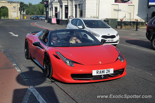 Ferrari 458 Italia spotted in Reading, United Kingdom