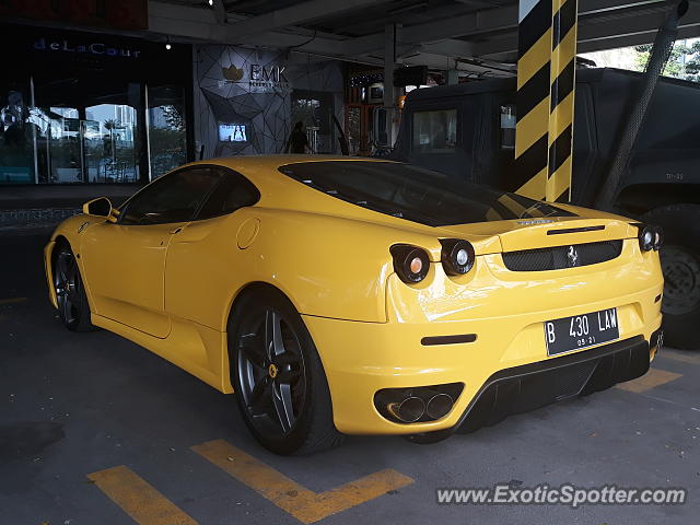 Ferrari F430 spotted in Jakarta, Indonesia