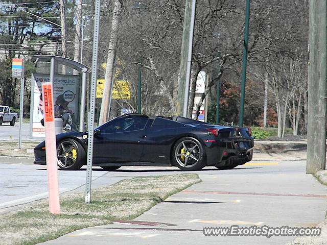 Ferrari 458 Italia spotted in Atlanta, Georgia