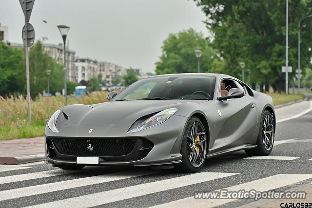 Ferrari 812 Superfast spotted in Warsaw, Poland