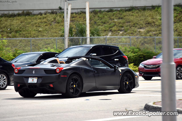 Ferrari 458 Italia spotted in Miami, Florida