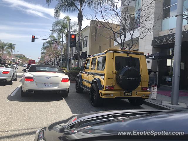 Bentley Continental spotted in Beverly Hills, California