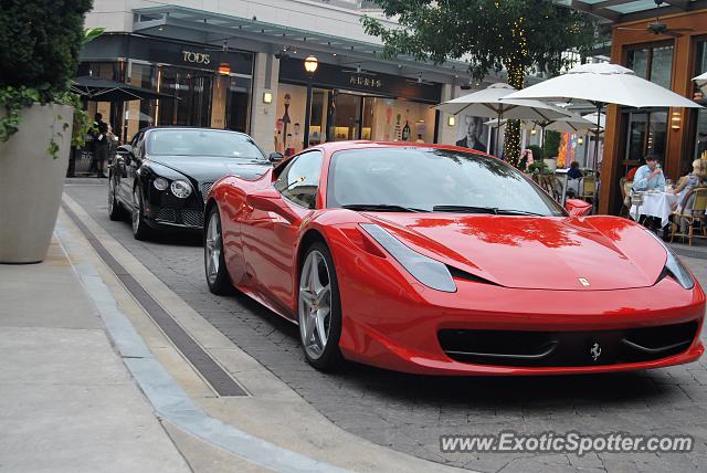 Ferrari 458 Italia spotted in Buckhead, Georgia