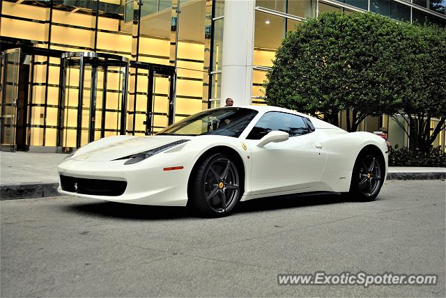 Ferrari 458 Italia spotted in Buckhead, Georgia