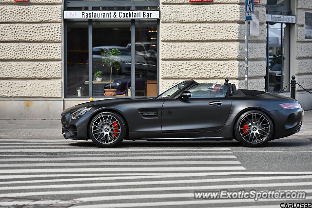 Mercedes AMG GT spotted in Warsaw, Poland