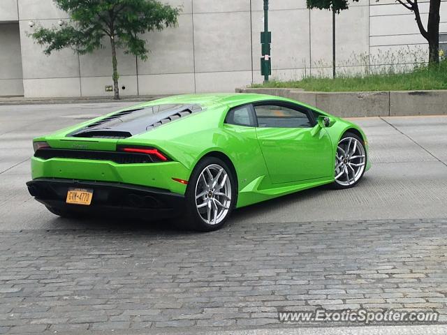 Lamborghini Huracan spotted in Manhattan, New York