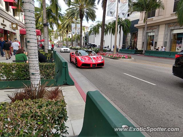 Ferrari 488 GTB spotted in Beverly Hills, California