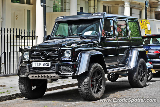 Mercedes 4x4 Squared spotted in London, United Kingdom