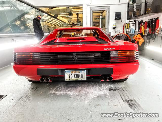 Ferrari Testarossa spotted in Bedminster, New Jersey