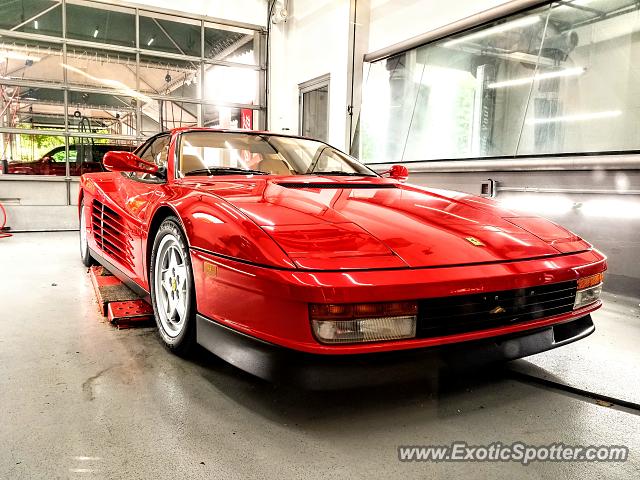 Ferrari Testarossa spotted in Bedminster, New Jersey