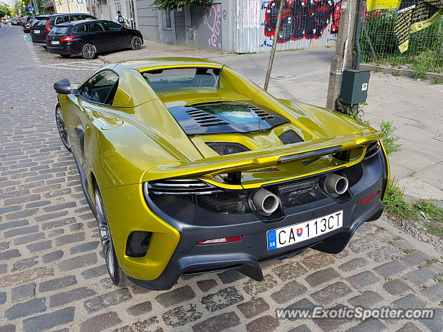 Mclaren 675LT spotted in Warsaw, Poland