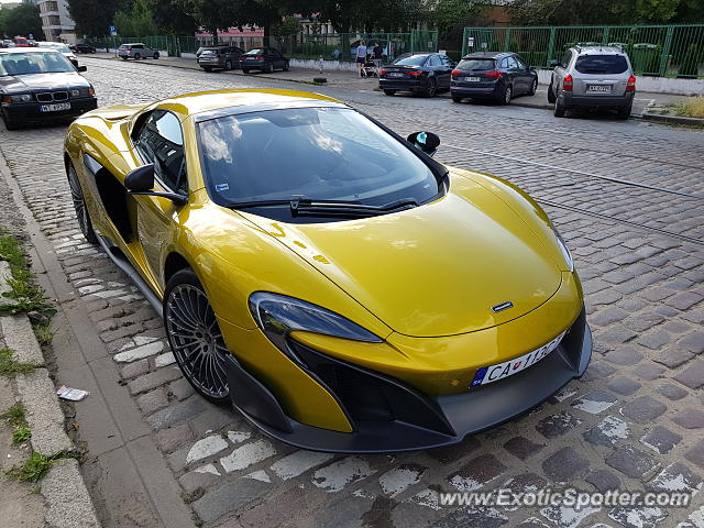 Mclaren 675LT spotted in Warsaw, Poland