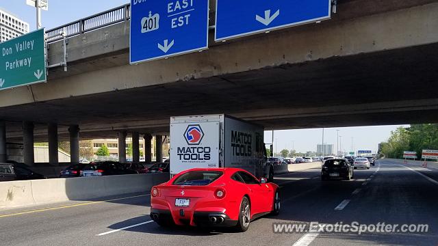 Ferrari F12 spotted in Toronto, Canada