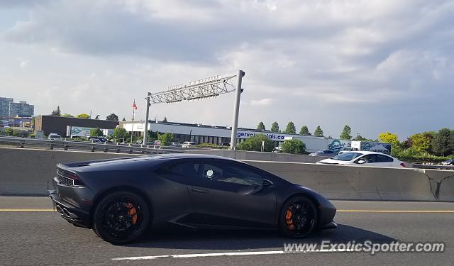 Lamborghini Huracan spotted in Toronto, Canada