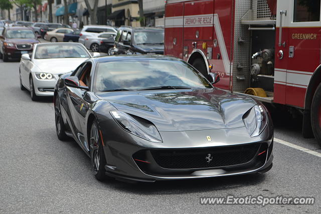 Ferrari 812 Superfast spotted in Greenwich, Connecticut