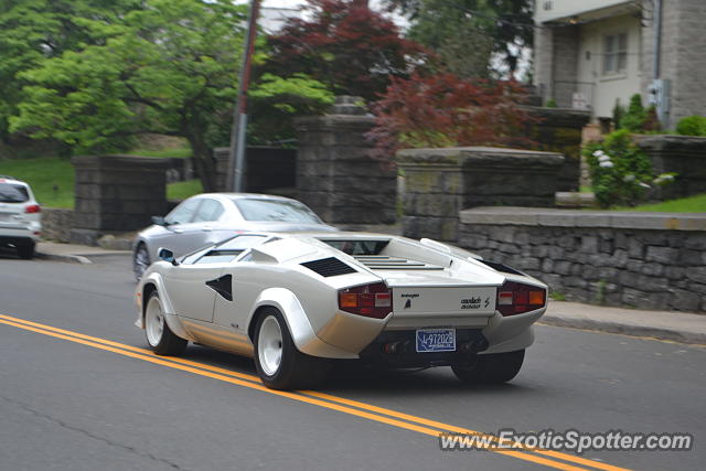 Lamborghini Countach spotted in Greenwich, Connecticut