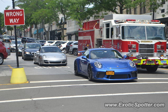 Porsche 911 GT3 spotted in Greenwich, Connecticut