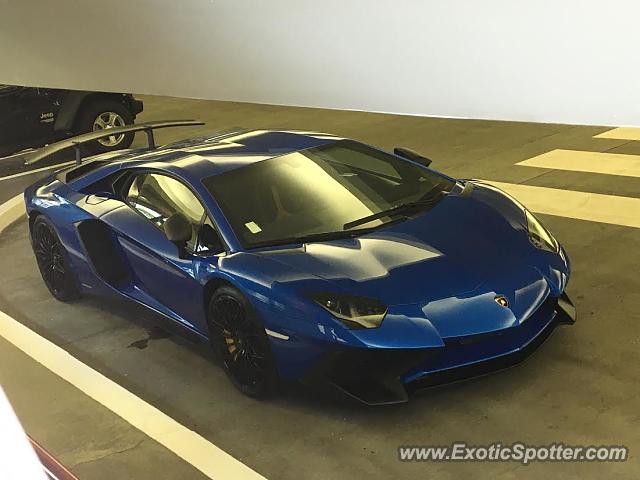 Lamborghini Aventador spotted in Costa Mesa, California