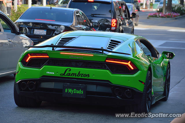 Lamborghini Huracan spotted in Beverly Hills, California